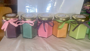 Hexagonal Jar Candles